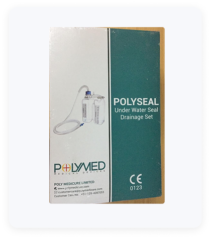 Saima POLYSEAL Under Water Seal Drainage Set by POLYMED